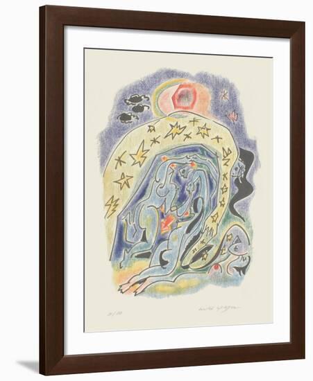 Sonnets De Louise Labbé 08-André Masson-Framed Limited Edition