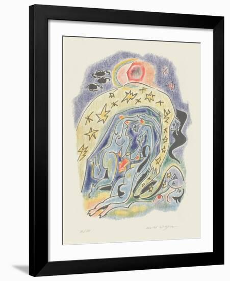 Sonnets De Louise Labbé 08-André Masson-Framed Limited Edition