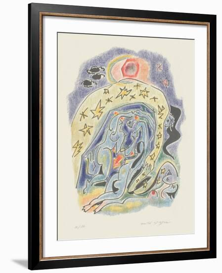 Sonnets De Louise Labbé 08-André Masson-Framed Limited Edition