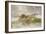 Sonning Bridge, C. 1882-Alfred William Hunt-Framed Giclee Print