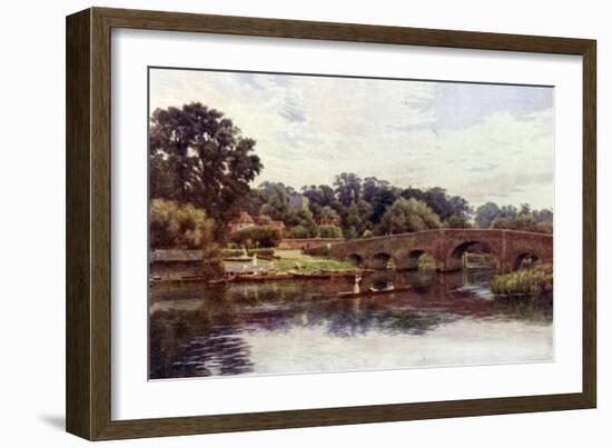 Sonning Bridge-Alfred Robert Quinton-Framed Premium Giclee Print