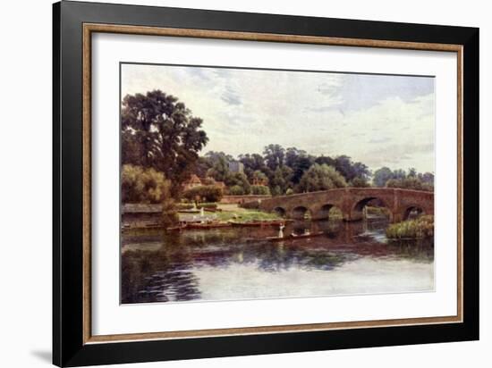 Sonning Bridge-Alfred Robert Quinton-Framed Giclee Print