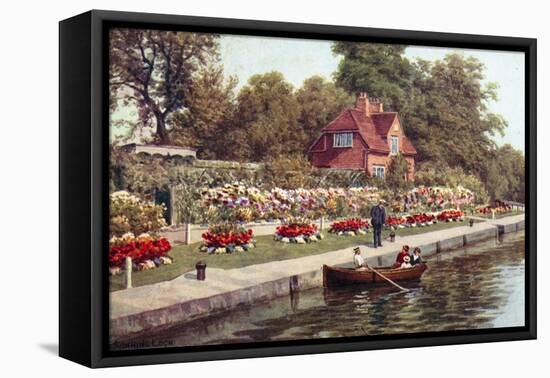 Sonning Lock-Alfred Robert Quinton-Framed Premier Image Canvas