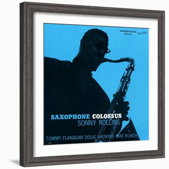 Sonny Rollins - Saxophone Colossus--Framed Art Print