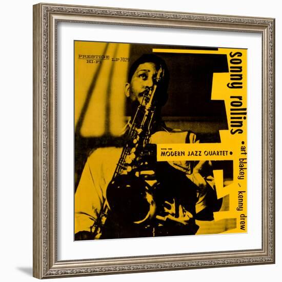 Sonny Rollins - Sonny Rollins with the Modern Jazz Quartet-null-Framed Art Print