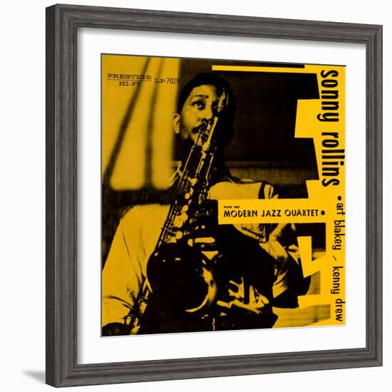 Sonny Rollins - Sonny Rollins with the Modern Jazz Quartet-null-Framed Art Print