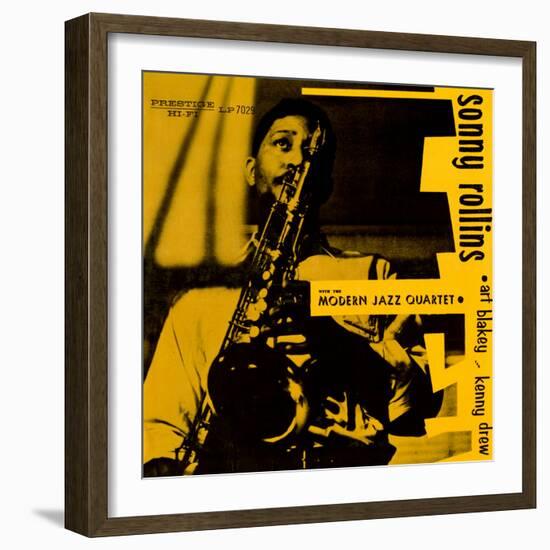 Sonny Rollins - Sonny Rollins with the Modern Jazz Quartet-null-Framed Art Print