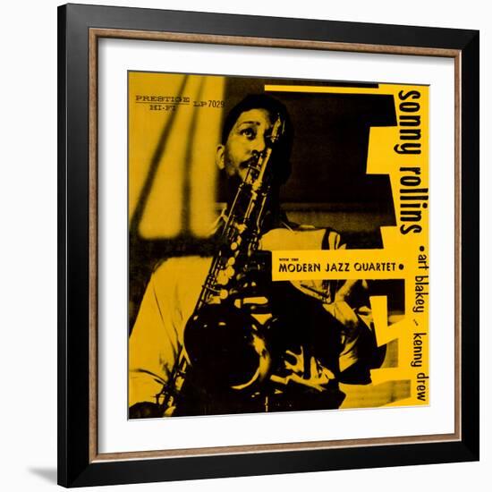 Sonny Rollins - Sonny Rollins with the Modern Jazz Quartet-null-Framed Art Print