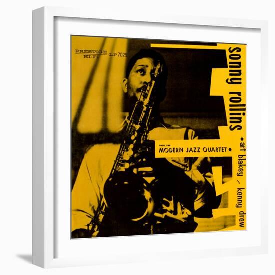 Sonny Rollins - Sonny Rollins with the Modern Jazz Quartet-null-Framed Art Print