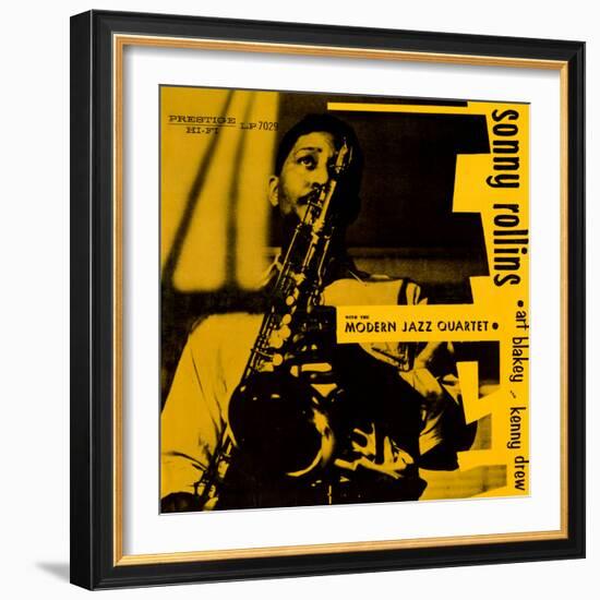 Sonny Rollins - Sonny Rollins with the Modern Jazz Quartet-null-Framed Art Print