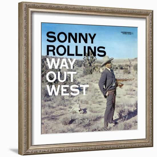 Sonny Rollins - Way Out West-null-Framed Art Print