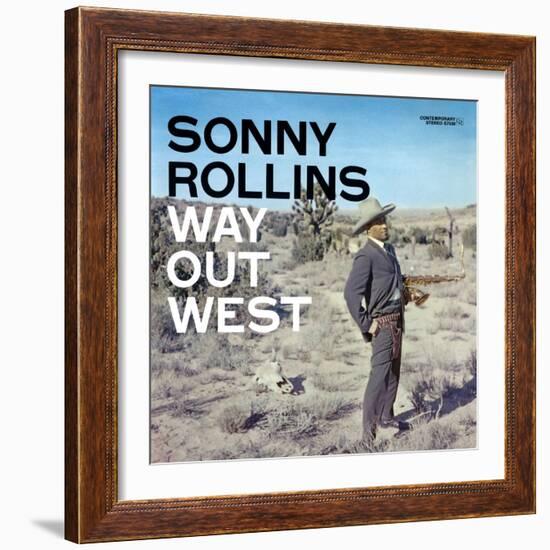 Sonny Rollins - Way Out West-null-Framed Art Print