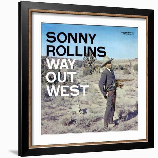 Sonny Rollins - Way Out West-null-Framed Art Print