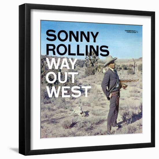 Sonny Rollins - Way Out West-null-Framed Art Print