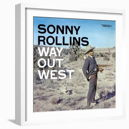 Sonny Rollins - Way Out West-null-Framed Art Print