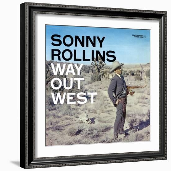 Sonny Rollins - Way Out West--Framed Art Print