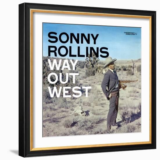 Sonny Rollins - Way Out West-null-Framed Art Print