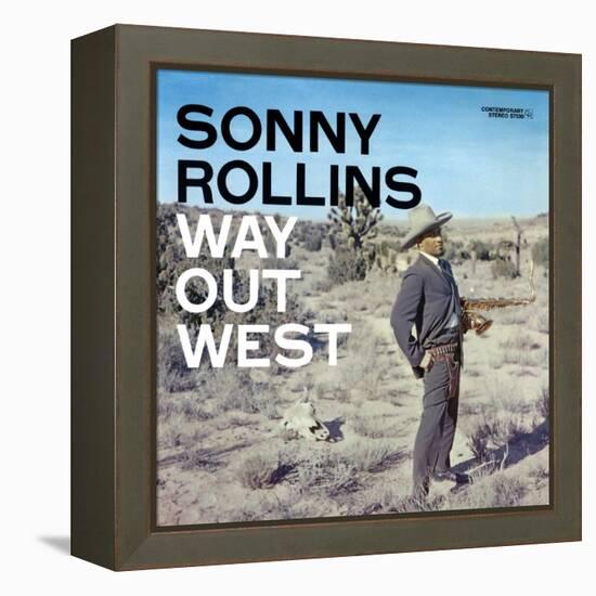 Sonny Rollins - Way Out West-null-Framed Stretched Canvas