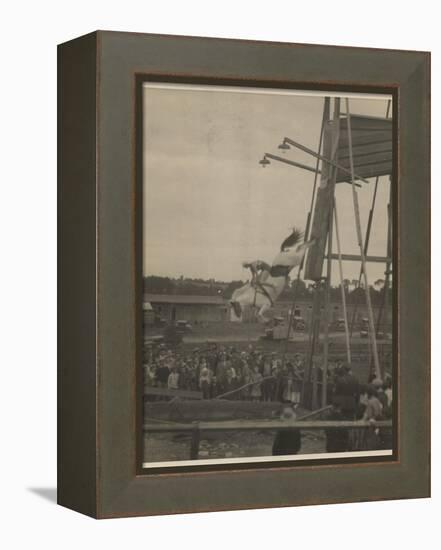 Sonora Carver Performs as a Diving Horse Girl; National Museum of American History: AC Photography-null-Framed Stretched Canvas