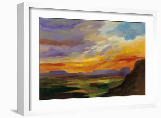 Sonoran Desert Sunset-Silvia Vassileva-Framed Art Print