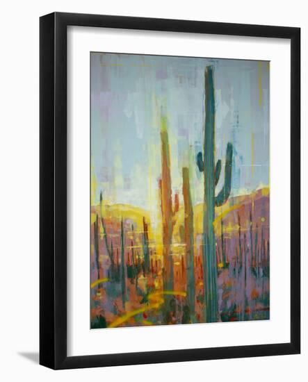 Sonoran Golden Glow-James Ayers-Framed Art Print