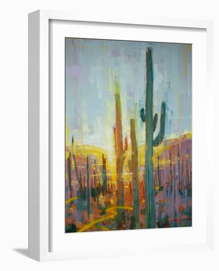 Sonoran Golden Glow-James Ayers-Framed Art Print