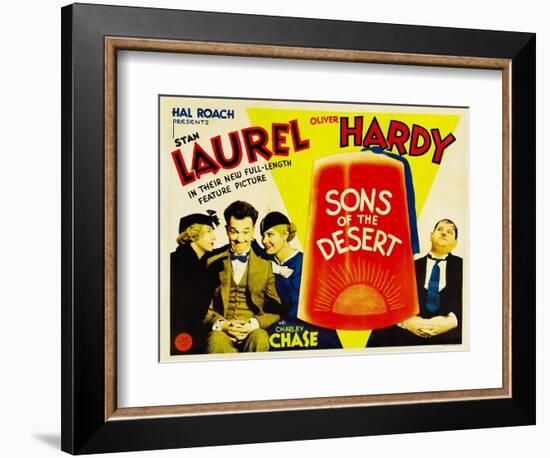 Sons of the Desert, Mae Busch, Stan Laurel, Dorothy Christy, Oliver Hardy, 1933-null-Framed Art Print