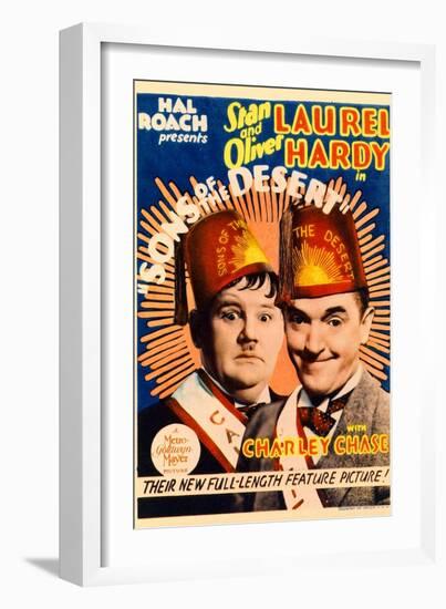 Sons of the Desert, Oliver Hardy, Stan Laurel, 1933-null-Framed Art Print