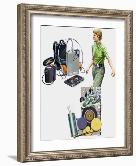 Sony Walkman-John Keay-Framed Giclee Print