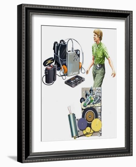 Sony Walkman-John Keay-Framed Giclee Print