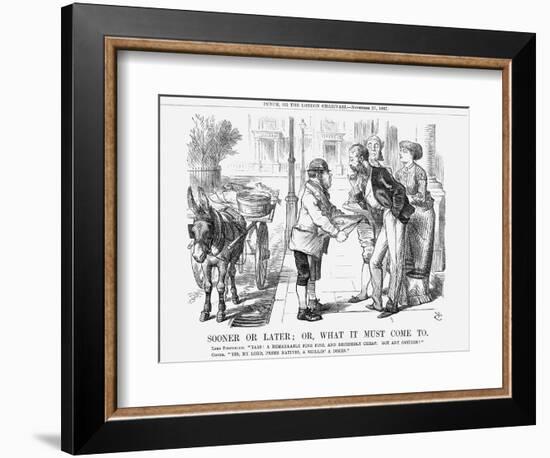 Sooner or Later; Or, What it Must Come To, 1867-John Tenniel-Framed Giclee Print