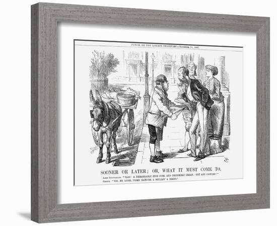 Sooner or Later; Or, What it Must Come To, 1867-John Tenniel-Framed Giclee Print