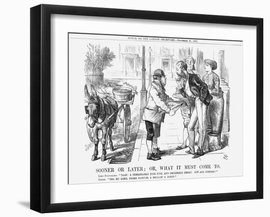 Sooner or Later; Or, What it Must Come To, 1867-John Tenniel-Framed Giclee Print