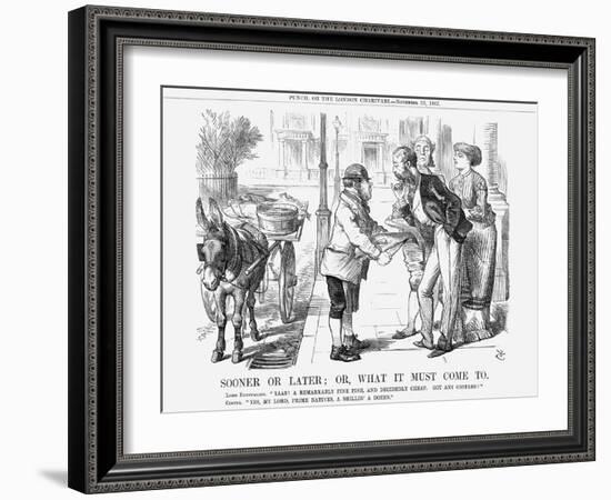 Sooner or Later; Or, What it Must Come To, 1867-John Tenniel-Framed Giclee Print