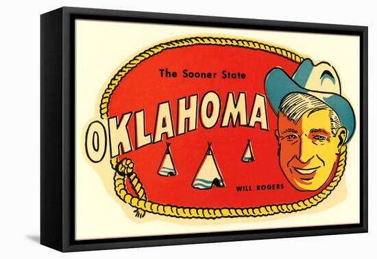 Sooner State, Will Rogers, Oklahoma-null-Framed Stretched Canvas
