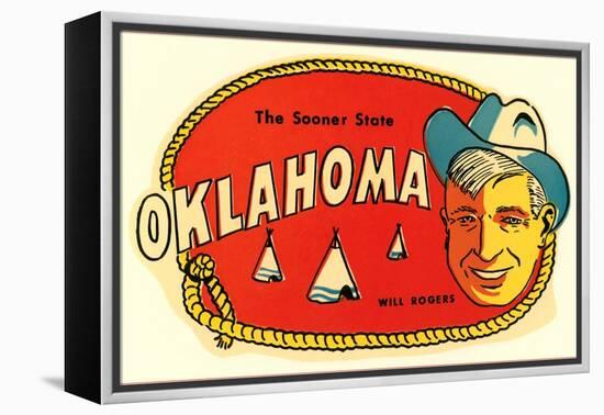 Sooner State, Will Rogers, Oklahoma-null-Framed Stretched Canvas