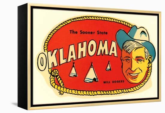 Sooner State, Will Rogers, Oklahoma-null-Framed Stretched Canvas