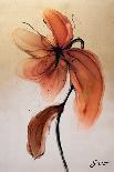 Golden Orchid-SoosooStudios-Framed Stretched Canvas