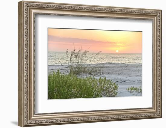 Soothing Sunset-Mary Lou Johnson-Framed Photo