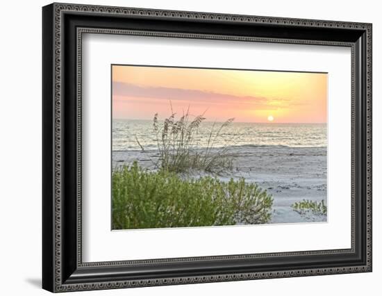 Soothing Sunset-Mary Lou Johnson-Framed Photo