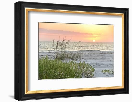 Soothing Sunset-Mary Lou Johnson-Framed Photo