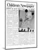 Sooty, Front Page of 'The Children's Newspaper', March 1955-English School-Mounted Giclee Print