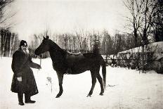 Leon Tolstoi (1828-1910) Dans Sa Propriete De Iasnaia Poliana (Russie). Photographie a L'albumine D-Sophia Andreevna Tolstaya-Mounted Giclee Print