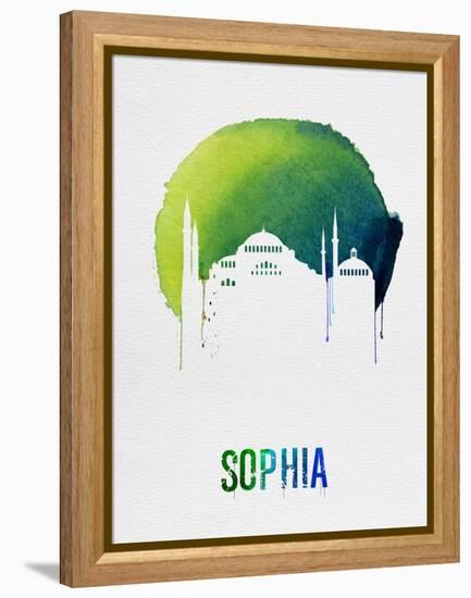 Sophia Landmark Red-null-Framed Stretched Canvas