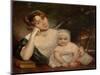 Sophia Lloyd and Child, 1790-1837 (Oil on Canvas)-John Constable-Mounted Giclee Print