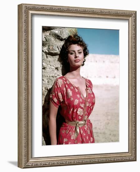 Sophia Loren, 1950s-null-Framed Photo