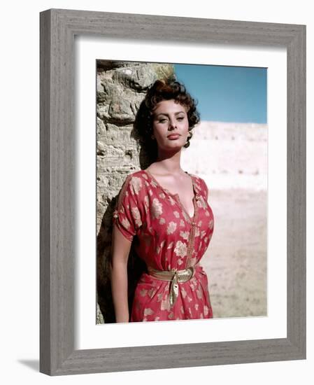 Sophia Loren, 1950s-null-Framed Photo