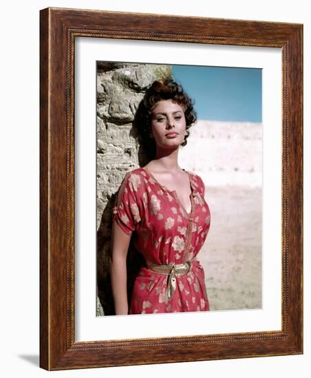 Sophia Loren, 1950s-null-Framed Photo