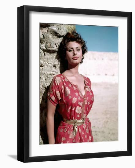 Sophia Loren, 1950s-null-Framed Photo