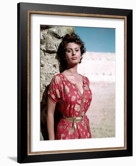 Sophia Loren, 1950s-null-Framed Photo